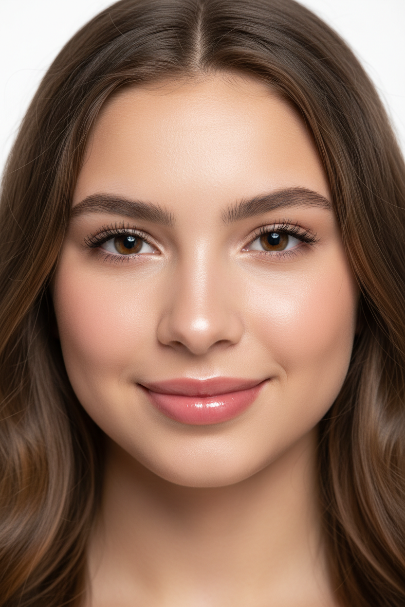 3 heads shots of teens for a makeup brand